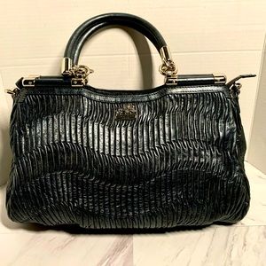 Coach Limited Edition Madison Carrie Gathered Leather Satchel